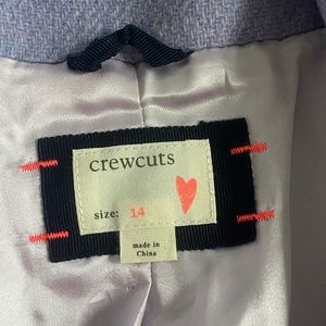 Crewcuts kids size 14 purple winter trench coat. Beautiful and great condition